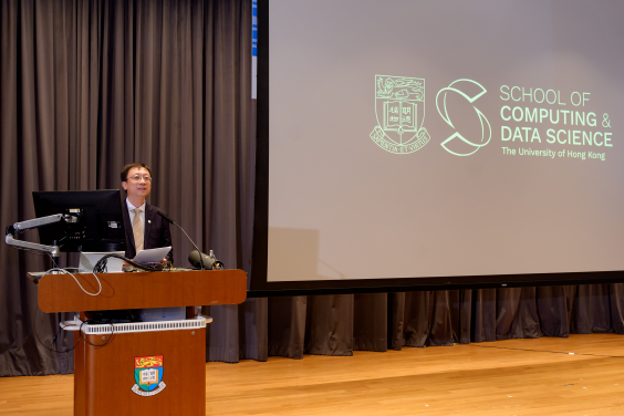 Professor Yi MA remarked that the School of CDS has been forging strategic partnerships with leading universities, research institutions, and industry, as well as organisations in the Greater Bay Area.